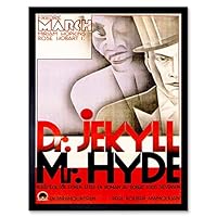 Jekyll and Hyde ポスター Amazon.co.jp: Vintage Film Movie Advert Dr Jekyll & Mr Hyde Art